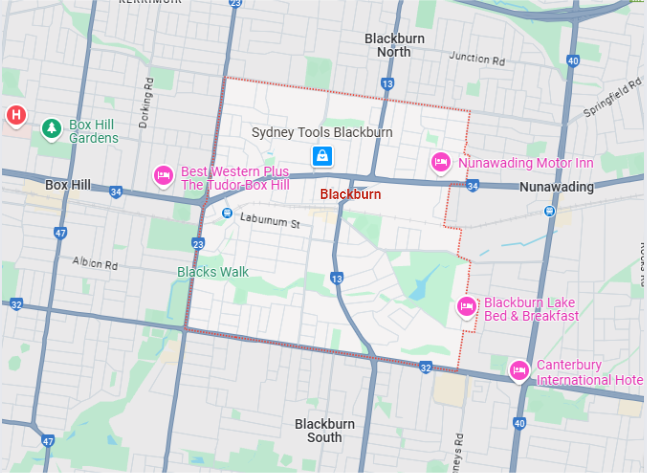image of Blackburn map